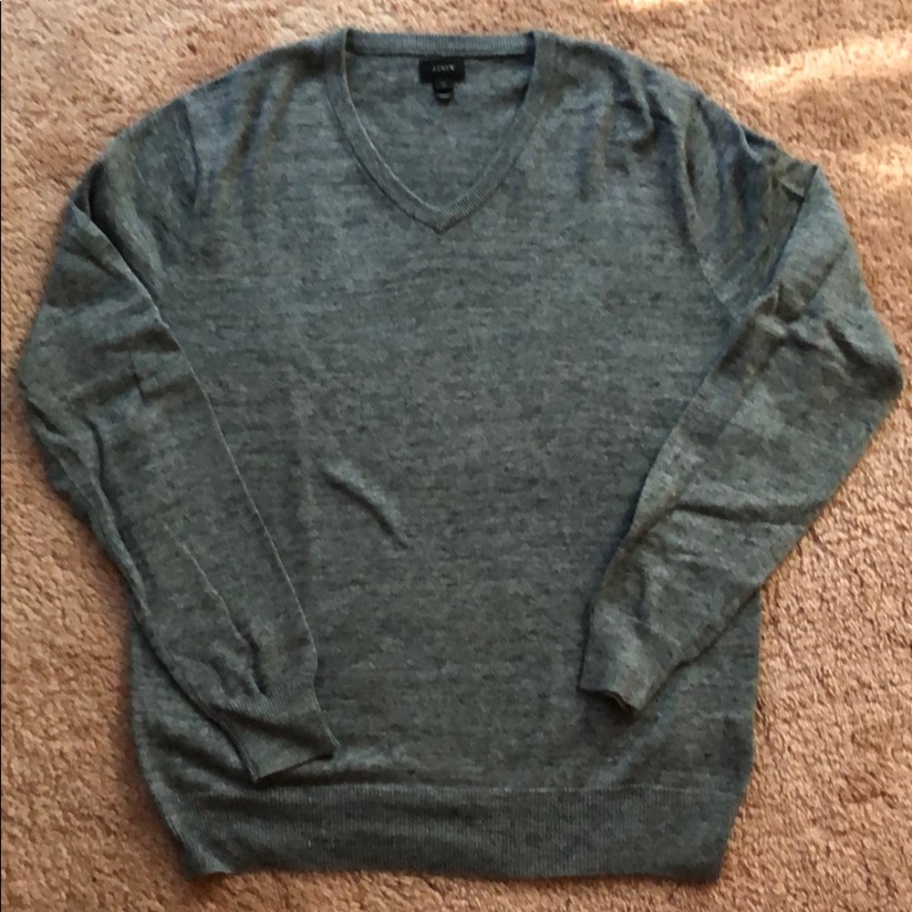 JCREW Men’s V-neck Cotton Sweater